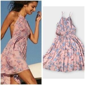 Urban Outfitters Kimchi Blue open back floral print dress